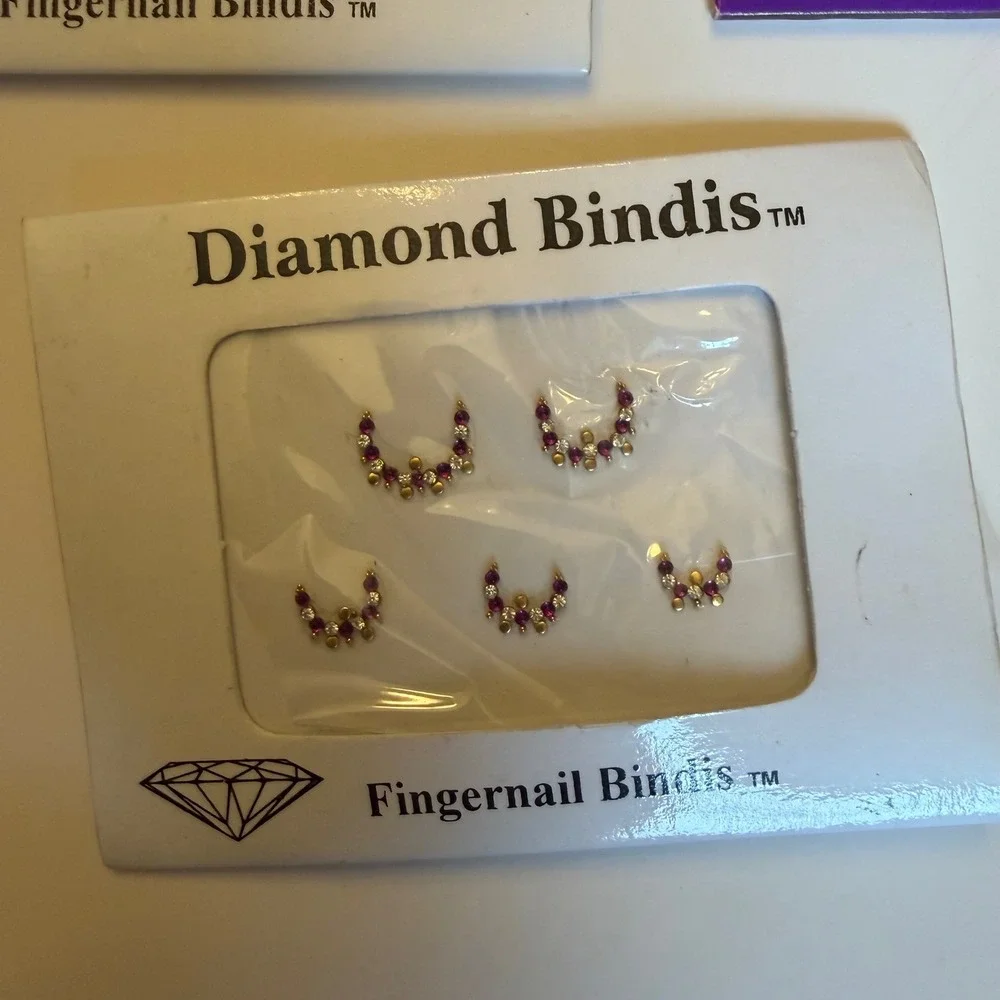 Diamond Bindi Nail Art Stickers Decals & Stick On Gems for Fingernails‎